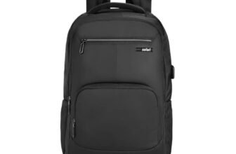 Safari Nex 26L Laptop Backpack Bag for Men and Women, Ideal for Office Use/School/College, 2 Compartment, Rain Cover, Antitheft Pocket, USB Port, Trolley Sleeve & Organizer, Black