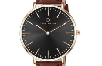 Carlington Iconic Analog Wrist Watches for Men with Premium Leather Strap – CT 2043