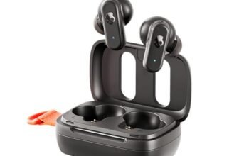 Skullcandy Dime 3 True Wireless Earbuds | Multipoint Bluetooth Pairing, 20-Hour Battery Life, Built-in Mic, Auto Connect | Compatible with iPhone & Android – Black