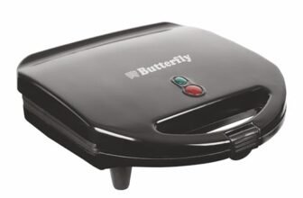 Butterfly Crosta Toast 750W Sandwich Maker | Non-stick Coated Plates | 1 Year Warranty