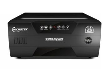 Microtek Super Power NEW 900 Pure Digital Wave Inverter 12V | 800VA/675W Home UPS Inverter | Intelligent CCCV Charging | Supports Tubular, Flat Plate & SMF Battery | 3 Years Warranty
