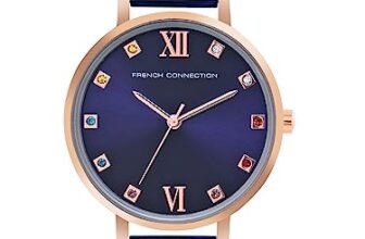 French Connection Grace Blue Round Analog Watch for Women – FCN00068G