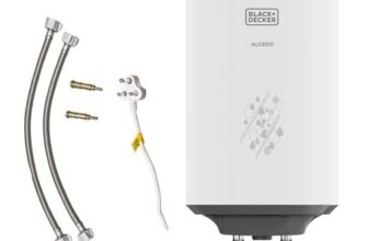 Black+Decker ALCEDO Geyser 15 Ltr | Storage Water Heater for Home | Single Line Welded | 2KW | BEE Star Rated | Vitreous Glass Enamel Heating Coated Tank I 7-Yr Tank 4-Yr Element 2-Yr Product Warranty