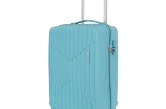 KAMILIANT by American Tourister Savvy|Cabin Trolley Bag Small Size (55 cms) for Travel| Hard Case Polypropylene (PP) Suitcase|360° 8-Wheel Spinner Luggage Trolley|Combination Lock|Sea Blue