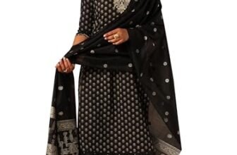 Libas Printed Cotton Blend Straight Kurta Set for Women | daily wear suit