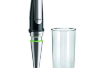 Braun MultiQuick 7 MQ 7000X Hand Blender – Purée Stick with Removable Stainless Steel Mixing Base with ActiveBlade Technology for Puréeing the Hardest Ingredients, Includes 600 ml Mixing & Measuring