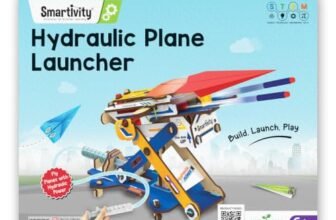 Smartivity 2in1 Hydraulic Aeroplane & Dart Launcher for Kids 6-14