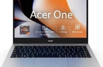 Acer One 14 Pro (2026) Thin & Light Laptop AMD Ryzen 3 Quad Core 14th Gen -7320U – (8 GB/512 GB SSD/Windows 11 Home) Z1455M Business Laptop(14 inch, Silver, 1.4 kg kg, With MS Office)