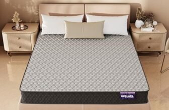 RESTOFIT Orthopedic Dual Comfort Single Size Mattress 72x30x4 Inches | Medium Firm 4-Inch HR Foam Mattress for Back Support | Premium Cotton | 7-Year Warranty | Vacuum Packed Roll | Sleep well Comfort