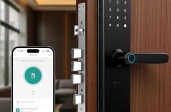 Elara Echo Lite Smart Door Lock, Fingerprint, Card, App, OTP, Keys, PIN Unlock, Alarm Alert, Bluetooth & WiFi, Black, 2 Year Warranty. (Echo LITE)