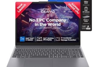 Lenovo IdeaPad Slim 3 13th Gen Intel Core i7-13620H 15.3 inch (38.8cm) WUXGA IPS Laptop (16GB RAM/512GB SSD/Windows 11/Office 2024/Metal A Cover/Backlit Keyboard/Luna Grey/1.6Kg), 83K101JGIN