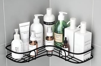 Homeor Multipurpose Self Adhesive Corner Shelf for Bathroom/Kitchen