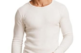 Van Heusen Men Thermal Top – Merino Wool Blend – Warmtech, Full Sleeve, Extra Warm_71021_Ivory_XL