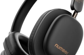 Number Headit Pro 100H Battery, Dual Pairing, 40mm Hi-Bass Drivers, AI ENC, 35ms Gaming Bluetooth & Wired(Pro Black, On the Ear)