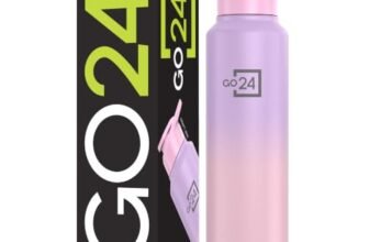 Go24 pexpo Stainless Steel Water Bottle Craft Pink-Purple Ombre 950ml