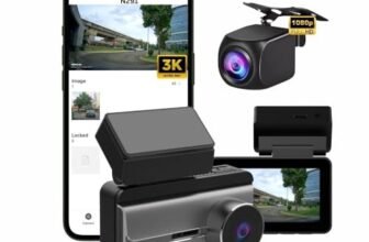 PAPAGO N291 3K Dual Channel Dashcam with Sony CMOS Sensor | F1.5 Ultra-Wide Lens | 3” Display | Mobile Wi-Fi & Voice Control | 256GB Support | High Temp Safe Design