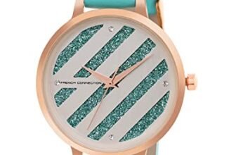 French Connection Women’s Tresor Analog Watch Blue Strap-FCN00022D