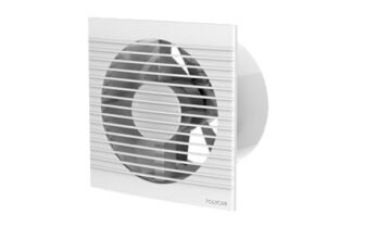 Polycab Freshner Axial 150mm Air Exhaust fan/Ventilation fan for Kitchen, Bathroom| High Speed,Noiseless| Sleek Design Easy to Clean, Powerful Motor, 100% Copper Winding|2 Year Warranty【White】