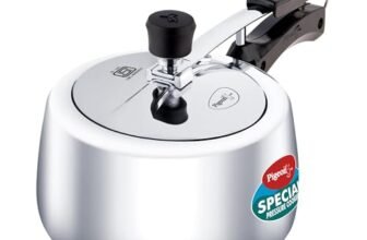 Pigeon by Stove Kraft 3 Litre Special Plus Aluminium Inner Lid Induction Base Pressure Cooker (Silver) BIS Certified