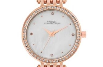 French Connection Ethereal Silver Round Dial Womens Analogue Watch FCN075SRGM