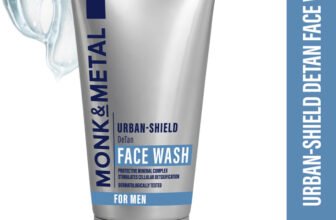 MONK&METAL Urban-Shield De-Tan  for Men, Deep Cleanses & Removes Tan Face Wash(125 g)