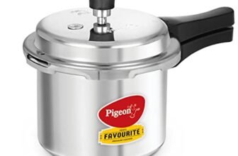 Pigeon by Stovekraft Favourite Outer Lid Non Induction Aluminium Pressure Cooker, 3 Litres