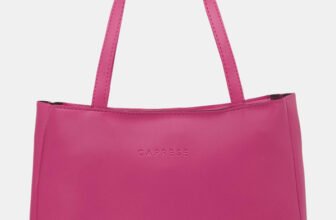 Caprese Elena Satchel Medium Fuchsia Bag for Women Messenger Bag(Purple, 6.74025 L)