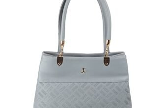 Mochi Light Blue Faux Leather Premium Zipper Casual Shoulder Bag For Women (66-7210)