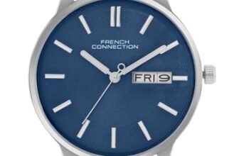 French Connection Versa Blue Round Dial Mens Analogue Watch FCN065UL