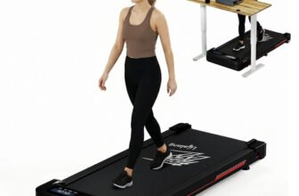 Lifelong Walking Pad Treadmill | 3 HP Motor | 2-Level Manual Incline | LED Display Treadmill (Max Weight:110 kg)