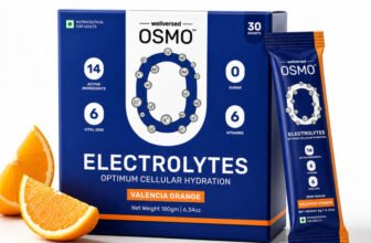 Wellversed OSMO Electrolyte Powder | Rapid Hydration & Cramp Relief | Zero Sugar Electrolyte Hydration Drink(30 Sachets, Valencia Orange Flavored)