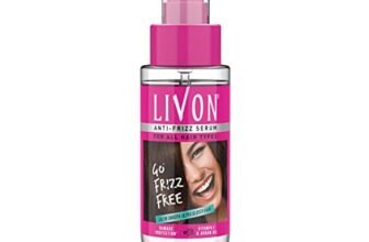 Livon Hair Serum, For Dry & Frizzy Hair | Provides shine , smoothness & damage protection| Leave in serum for women & Men| With Vitamin E & Argan Oil | 100ml