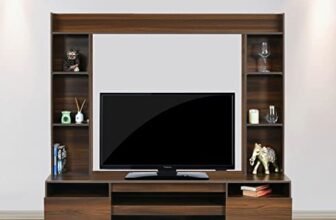 Nilkamal Walton TV Unit with Shelving Storage | Engineered Wood | 1 Year Warranty
