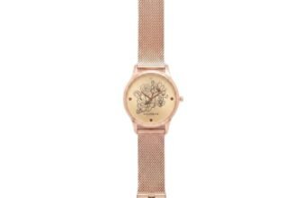 TEAL BY CHUMBAK Analog Wrist Watch for Women | Round Dial | Floral Strap | Stylish Fashion Watch | Gift for Girls & Ladies | Casual & Work Wear