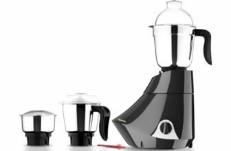 Butterfly Smart 750W Mixer Grinder with 3 Jars | Multipurpose Jars – 3 Stainless Steel | Heavy Duty Motor | 2 Years Manufacturer Warranty | Grey