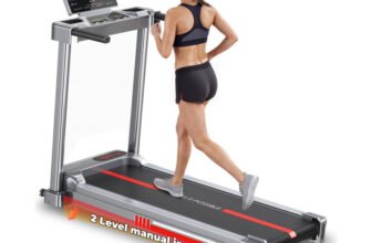 Lifelong 4.5HP Motorized Treadmill for Home | Manual Incline 2 Level | Foldable Handle Treadmill (Max Weight:100 kg)