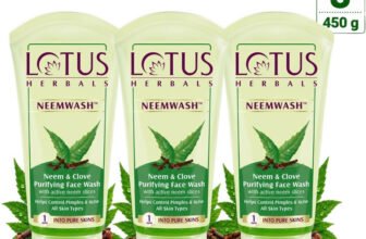 LOTUS HERBALS NEEMWASH Neem & Clove Ultra-Purifying  ( Pack of 3 ) ( 150g * 3 ) Face Wash(450 g)