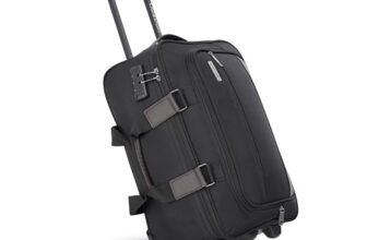 Lavie Sport 45 cms Matrix Wheel Duffle Bag | Laptop Compatiable and Combi Lock