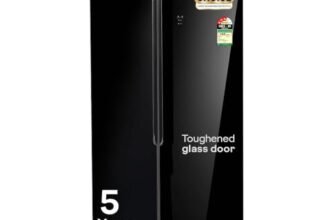 Godrej 540 L 3 Star 5 Years Comprehensive Warranty 4 Intelligent Modes|Toughened Glass Door|Frost Free SBS Inverter Refrigerator(2026 Model, RS EONVELVET 580C RID OP BK, Opera Black, 52141501SD03653)