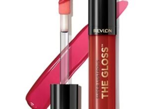 Revlon Super Lustrous The Gloss, Non-Sticky, High Shine Glossy Finish, Lightweight Moisture Enriched With Agave, Moringa Oil Capuacu Butter – Desert Spice(247), 3.8ml
