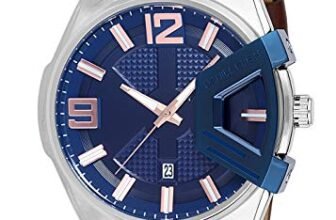 Daniel Klein Leather Analog Blue Dial Men’s Watch-Dk12234-6