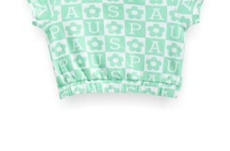 U.S. POLO ASSN. Kids Regular fit Cotton Logo Short Sleeves Crew Neck T-Shirts (UGTSH0340_Green_4-5Y)