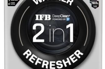 IFB 6 Kg 5 Star with 9 Swirl Wash, Steam Refresh, Eco Inverter Motor, DeepClean® Ai Powered Fully Automatic Front Load Washing Machine (DIVA GXN 6010 CMS, 2X Power Steam®,Inbuilt Heater, Grey)