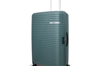 American Tourister Liftoff+|Large Size Check-in Spinner Trolley Bag (79 cm) for Travel|360° 8 Wheel Travel Luggage|Hard Case Polypropylene (PP) Suitcase|Mounted TSA Lock|Dark Olive