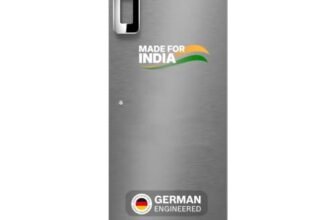 Bosch 207 L, 3 star, Direct-Cool Single Door Refrigerator | 18 Hrs Cooling Retention | 2.5X Faster Cooling | Spacious Multi Box | XL Dry Storage | SuperFreeze (2026 model, CST20S23VI, Fine Steel)