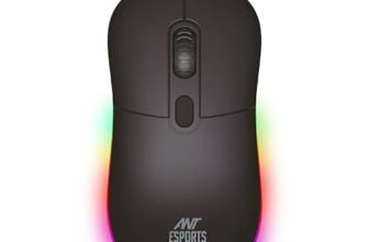 Ant Esports GM40 Wired Optical Gaming Mouse with RGB LED, Lightweight and Ergonomic Design, DPI Upto 2400, Compatible with Windows and Mac