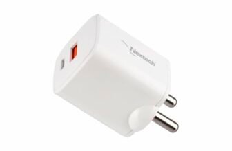 Nextech 35W Dual Port PDQC3.0 GaN, BIS Certified, Made in India Fast Charger & Adapter | Compatible with All Android & Smartphones, iPhones, iPads, Tablets | Fast Charger Type C | Universal Charger