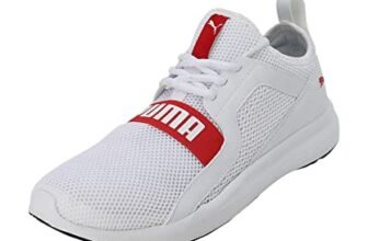 Puma Unisex-Adult Troy MU White-High Risk Red Running Shoe – 11UK (37331412)