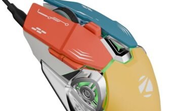 Zebronics Transformer M Plus Wired Gaming Mouse, Up to 12800 DPI, 6 Buttons with a 6-Level DPI Switch, 8 RGB Modes, 1000Hz Polling Rate, 1.5m Detachable Cable, Gaming Grade Sensor (Multicolor)