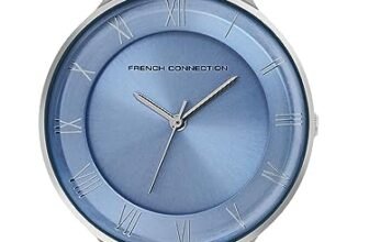 French Connection Amour | Sky Blue Sunray Dial | Roman Numerals | Blue Strap | Analog Watch for Women – FCN00075J